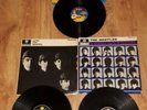 Beatles vinyl lp records yellow submarine with the Beatles hard day's night