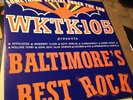 WKTK RADIO FM 105 BALTIMORE'S BEST ROCK RARE LP Hollins Ferry Kashmir Taurus  SJ