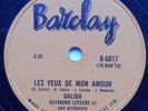 DALIDA Les yeux de mon amour / La montagne CANADA 1958 BARCLAY FRENCH 78