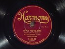78 RPM -- Julie Wintz & His Orchestra / Lou Gold Orch., Harmony 1169, E+ Jazz
