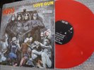 KISS  LOVE GUN Russian  Import unofficial fantasy cover LP RED Vinyl pressing