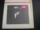 DAVID BOWIE STATION TO STATION LP RECORD WITH HYPE STICKER