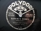 1944 Boogie Boogie Piano 78 MEADE LUX LEWIS ?Randini's & Lux's Boogie *HEAR