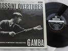 SXL 2266 ROSSINI: OVERTURES   PIERINO GAMBA /  ED1  WBg OUTSTANDING NM