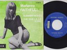 Marianne FAITHFULL * Summer Nights * 1965 BELGIUM 45 * ROLLING STONES *
