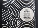 CBS Laboratories Quadraphonic Test Record LP New Sealed SQT-1100 1st Record