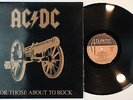 AC/DC - FOR THOSE ABOUT TO ROCK ' SPAIN EDIT - INVERTED COLOURS COVER LP RARE