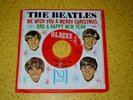 BEATLES VJ CHRISTMAS PS W/OLDIES 45 PLEASE PLEASE ME w/ FROM ME TO YOU VEE-JAY