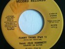 Rare 1975 Georgia Funky Funk Soul VECORD 1010 45 Jo Jo Hammett FUNNY THING 1&2