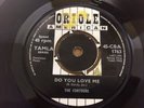 THE CONTOURS - DO YOU LOVE ME / MOVE , Mr MAN - ORIG 1962 ORIOLE  CB 1763 N/MINT