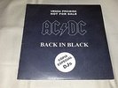 1980 AC/DC Back In Black 7/45 **DJ COPY** PORTUGUESE UNIQUE SLEEVE RARE
