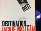 JACKIE MCLEAN Destination...Out  LP EX/NM RVG Stereo BLUE NOTE BST-84165 (1975)