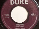 Sensations Those Guys / I'll Never Fall In Love Again Treasure Isle Rocksteady