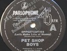 PET SHOP BOYS:Opportunities (Version Latina EDIT).VERY RARE Aussie/OZ PROMO 7