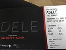 3 BRAND NEW ADELE FINALE WEMBLEY TICKETS THURSDAY 29 JUNE SEATED