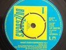 THE BUZZCOCKS Whatever Happened To? UK rare 1-sided demo 7