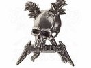 METALLICA - PIN BADGE DAMAGE INC. SKULL ALCHEMY ROCKS PC506