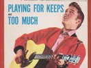 Rare 1957 ELVIS PRESLEY Playing For Keeps NO DOG NIPPER Label PICTURE SLEEVE PS