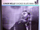 JUNIOR WELLS w/BUDDY GUY HOODOO MAN BLUES RARE ORIG'65 DELMARK MONO LP 1st COVER