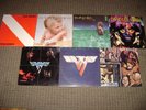 7-VAN HALEN/ROTH -LP LOT-HALEN-I-II-FAIR WARNING-1984-DIVER DOWN-EAT EM- ROCK LP