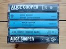 ALICE COOPER 5 cassette tapes, Billion Dollar Babies, School Days, School's Out
