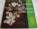 SUA 10465 FAMOUS VIOLIN COMPOSITIONS IDA HAENDEL SUPRAPHON MONO LP NM VINYL