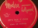 GUITAR BLUES 78rpm JOHN LEE HOOKER Modern 935 Talk It over/I Tried Hard E+