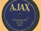 Rare 78RPM Record Chris Smith, Indiana Blues / Trot Along, Ragtime on Ajax