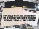 BEATLES WHITE ALBUM UK TOP OPEN SUPERB UK LOW No. MONO POSTER+PICS & SPACER