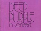 Deep Purple 1972 Programme