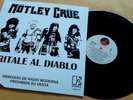 Motley Crue- Shout at the Devil LP Mexico PROMO RADIO STATION Unique ELEKTRA