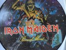 Rare Iron Maiden Piece of Mind picture disc LP original 1983 pressing