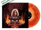 Black Laden Crown by Danzig Orange/Red Swirl w/ Yellow Splatter Vinyl Misfits