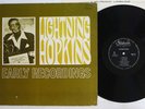 LIGHTNING HOPKINS EARLY RECORDINGS STATESIDE ISR-8145 Japan Vinyl LP