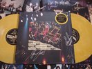 KISS  MTV Unplugged 2LP Yellow Vinyl Autographed LP with Poster