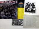 BON JOVI Slippery When Wet LP w/PROMO PHOTO & BIO insert #722