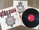 SAXON - FULLY SIGNED STRONG ARM OF THE LAW VINYL LP