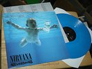 NIRVANA - NEVERMIND - GEFFEN EU BLUE VINYL PRESS + INSERT - MINT - LOOK PICTURES