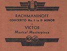 93gg. Vladimir Horowitz - Concerto #3, Op. 30 (Rachmaninoff) - Victor Set AM-117