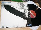 Led Zeppelin I - Atlantic Turquoise Lettered Plum Labeled 1st Press - Reissue