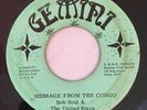 BOB SOUL & UNITED STARS - MESSAGE FROM THE CONGO - GEMINI ( VERY RARE ROOTS 7 )