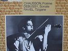 CHAUSSON Poème DEBUSSY Sonate RAVEL Tzigane Ginette Neveu EMI Références LP