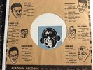 1 – Aladdin Records brown & black w/ lamps 45 rpm original company sleeve