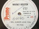 WHITNEY HOUSTON • I will always love you • RARE 45 12