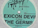 GERMS 1978 Slash Records 45 7” EP Lexicon Devil +2 looks VG(-) PLAYS NEAR MINT