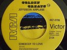 Jefferson Airplane White Rabbit / Somebody To Love Vinyl Single 7inch RCA Vic