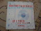 Whitney Houston & George Michael If I Told You That RARE Promo 12