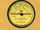 CARL PERKINS Blue Suede Shoes on Sun 234 Rockabilly 78 RPM