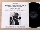 ADALBERT FINK cello solo suites BACH REGER Swiss 1stPress RIMAPHON MINT
