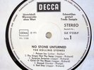 Rolling Stones -  No Stone Unturned, SLK 17 038P, Weißmuster,SELTEN